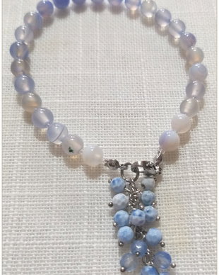 BRATARA- AGAT STRIPED BLEU-MOV-2