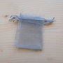 Săculeți organza gri-argintiu 7 × 9 cm
