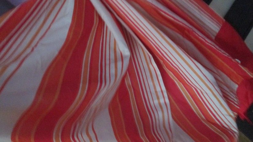 draperie dungi colorata