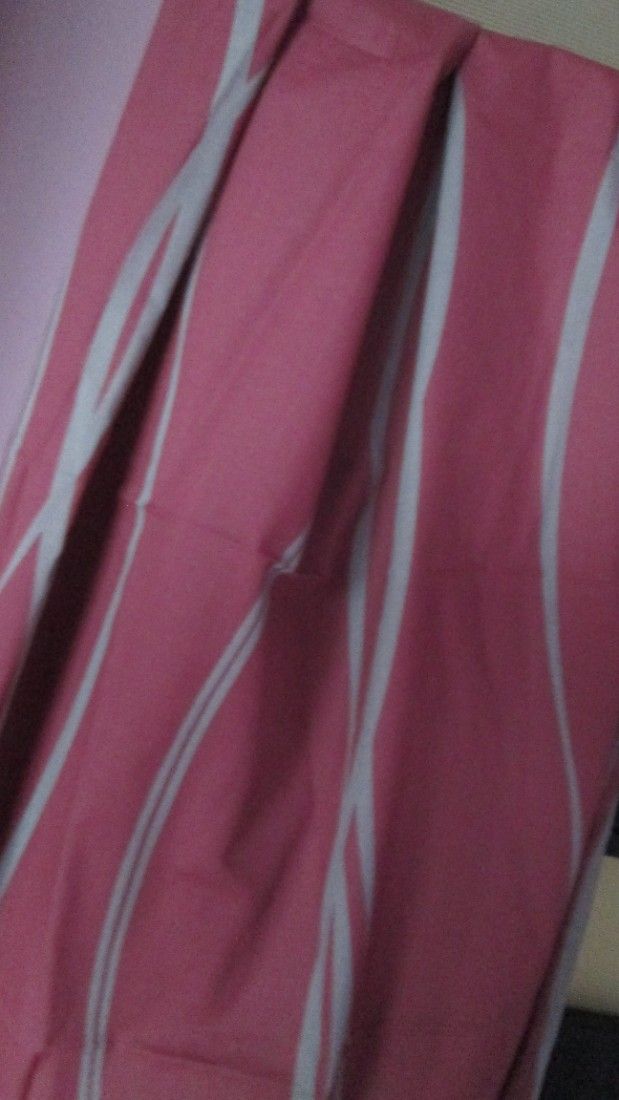 2 draperii mov cu dungi