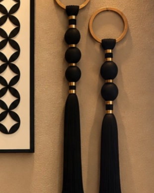decoratiune perete din fir acrilic