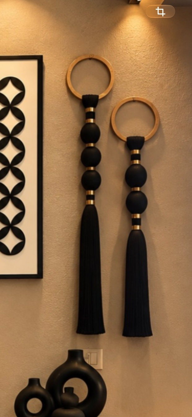 decoratiune perete din fir acrilic