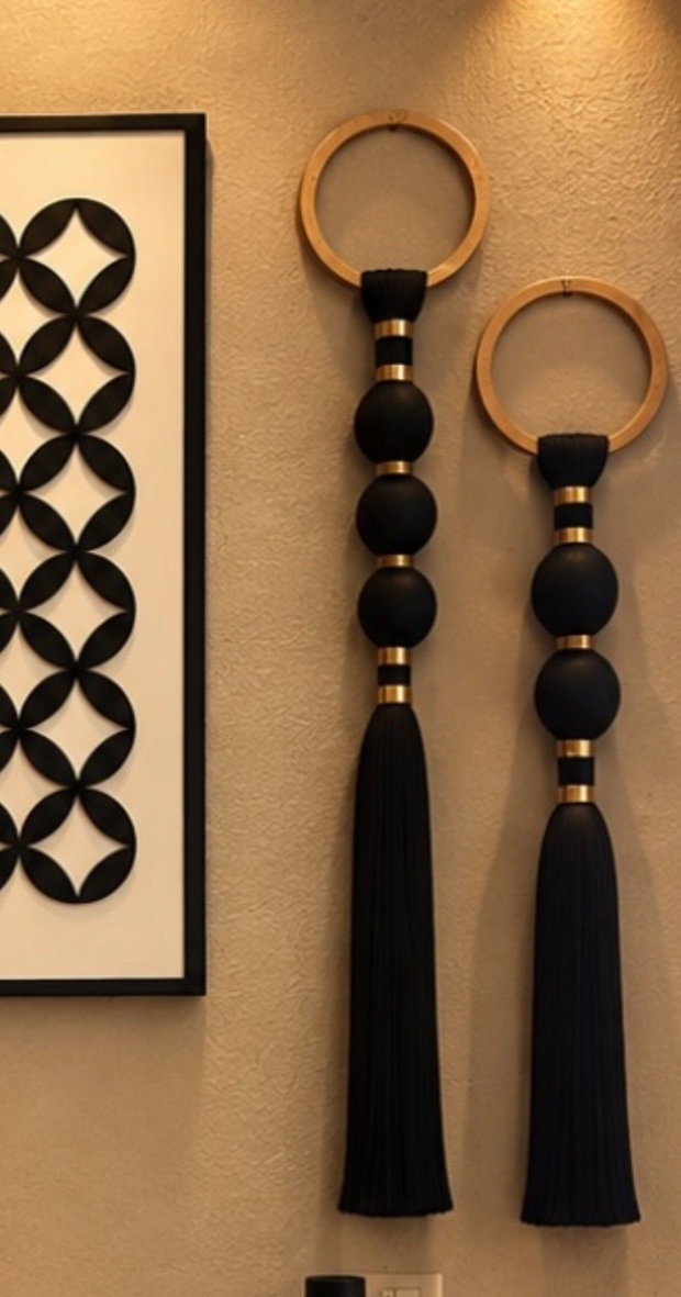 decoratiune perete din fir acrilic