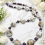 Colier Handmade Statement cu Mărgele plastic (Cod1481)