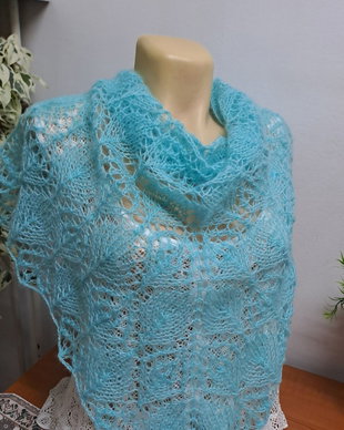 Șal bleu