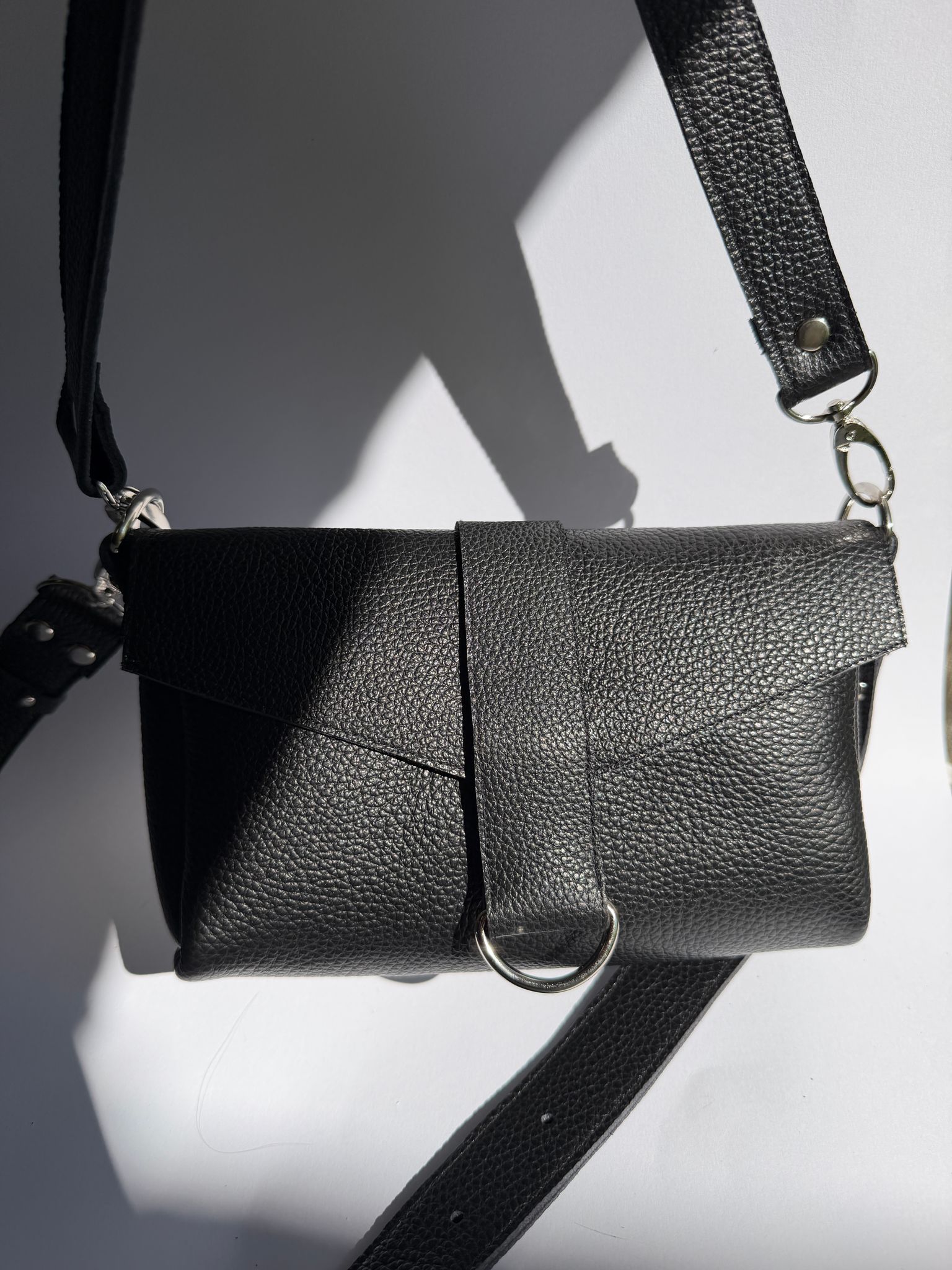 Geantă din piele naturală DREAM BLACK | Dichisar